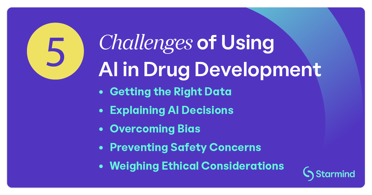 5 Challenges of Using AI in Drug Development 