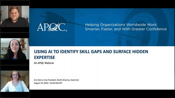 APQC: Using AI To Identify Skill Gaps and Surface Hidden Expertise