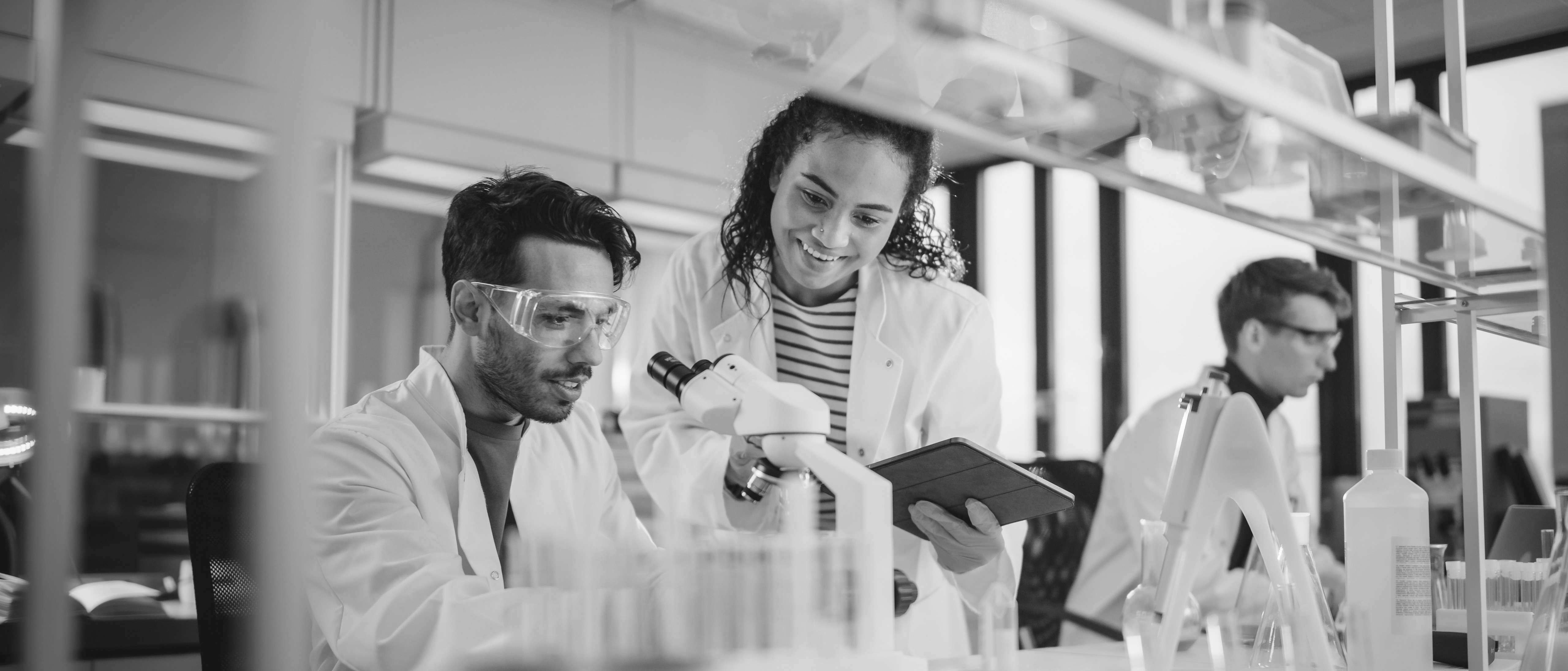 scientists in lab
